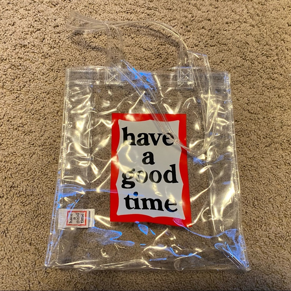 Have a good time pvc tote bag